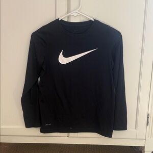 Nike Black Dri-FIT Long Sleeve Tee